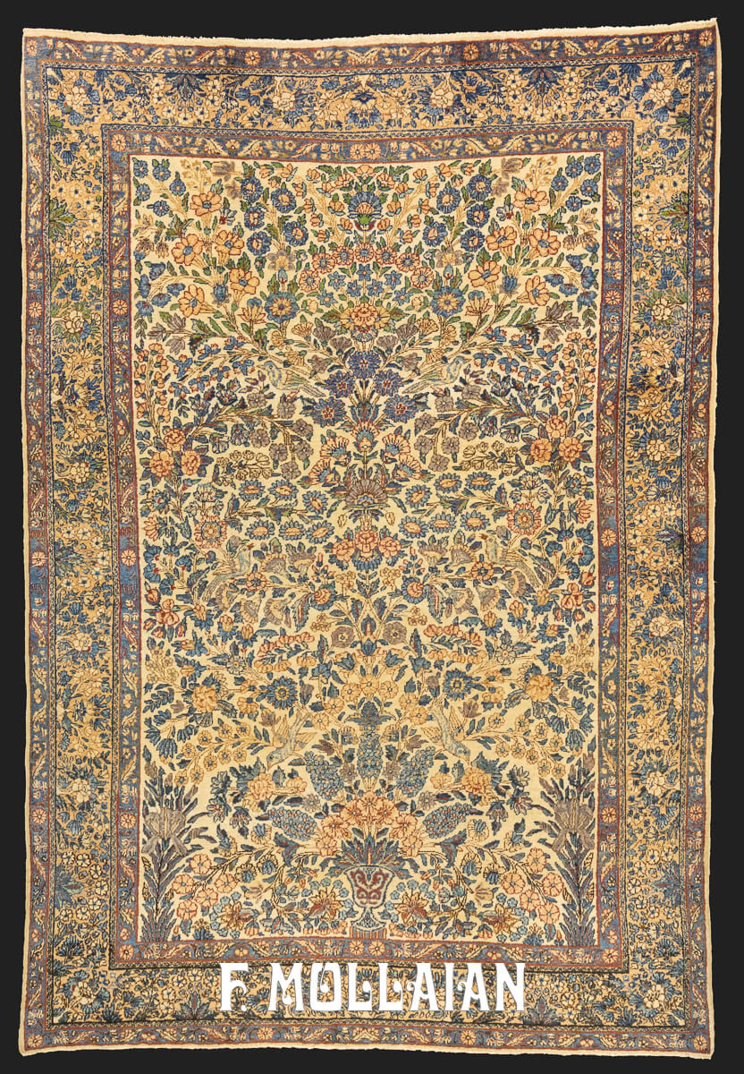 Antique Kerman Rug Beige Color n°:31121259